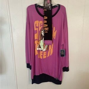 Disney Nightmare Before Christmas  2 Piece Pajama Set  NWT size L (12-14)